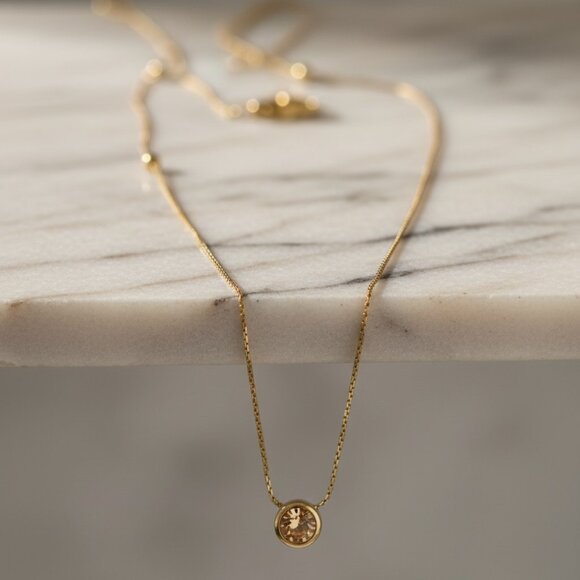 Alex and Ani Necklace - Energy Charity Light Topaz Gold - New with Tag - Picture 6 of 7